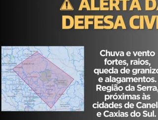 Defesa Civil alerta população para risco de novos temporais no RS