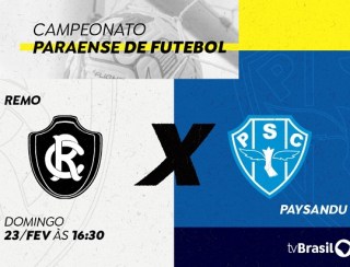 TV Brasil exibe clássico Remo x Paysandu no domingo