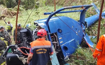 Menina sobrevivente de acidente de helicóptero deve ter alta hoje