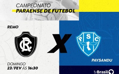 TV Brasil exibe clássico Remo x Paysandu no domingo