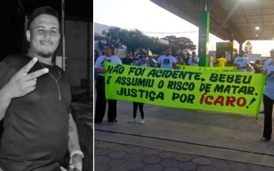 Familiares e amigos do jovem músico Ícaro Dias vão às ruas para exigir justiça em Dianópolis